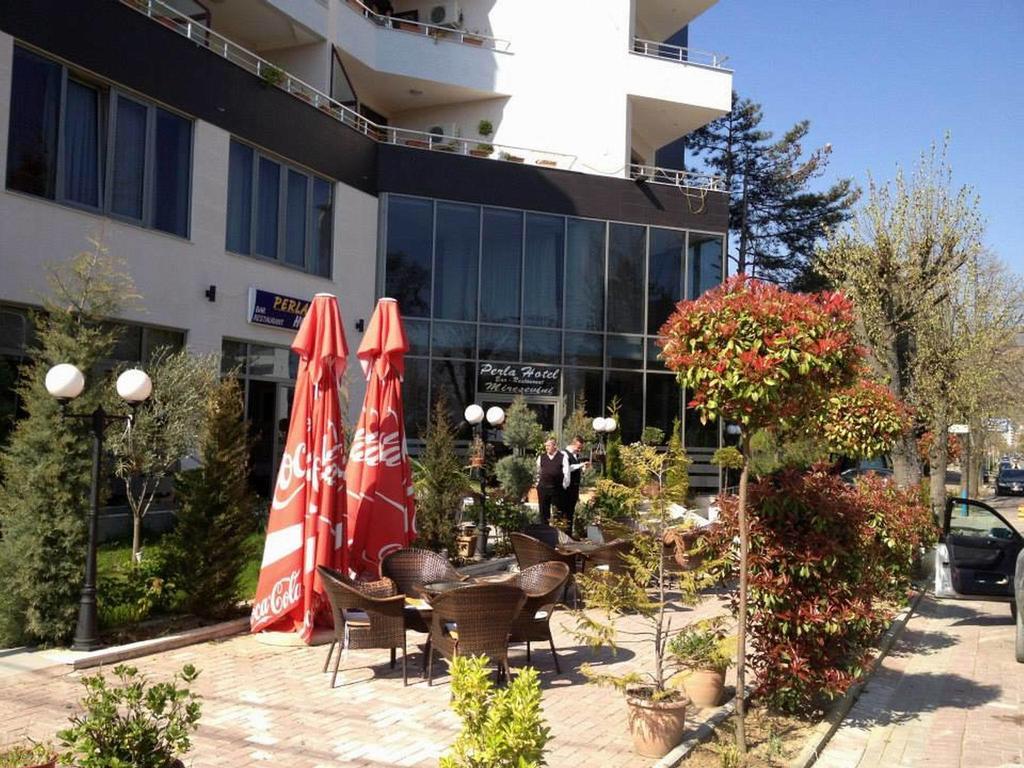 Perla Hotel Pogradec Kültér fotó